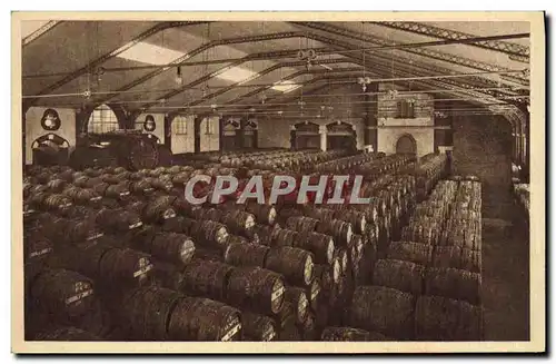 Cartes postales Folklore Vin Vendange Champagne Pommery & Greno Reims Un cellier rempli de vins nouveaux