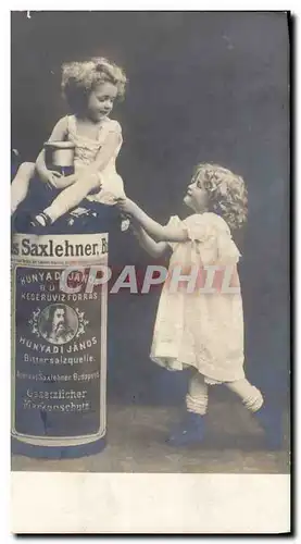 Cartes postales Publicite Enfants Saxlehner