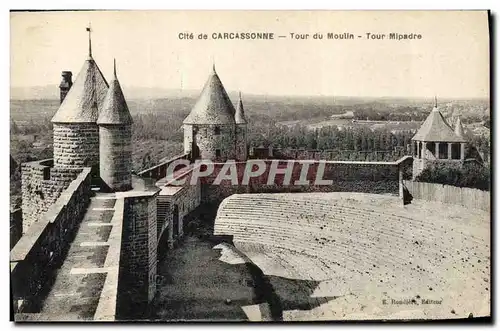 Ansichtskarte AK Publicite Distillerie de la Micheline Michel Sabatier Distillateur Cite de Carcassonne Tour du M