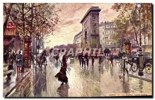 Cartes postales Fantaisie Illustrateur Stein Paris La Porte Saint Denis