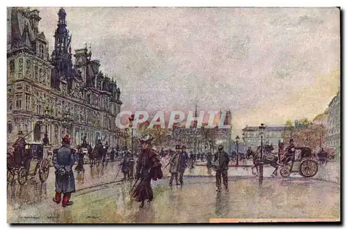 Cartes postales Fantaisie Illustrateur Stein Paris L&#39Hotel de ville