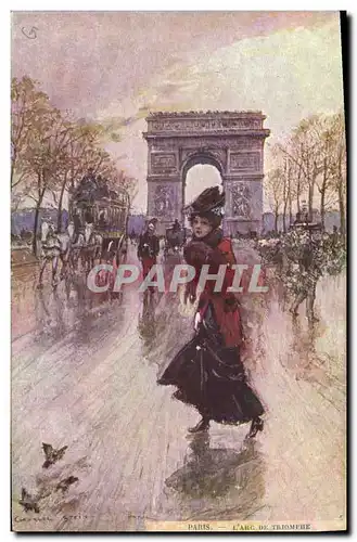 Cartes postales Fantaisie Illustrateur Stein Paris L&#39Arc de Triomphe