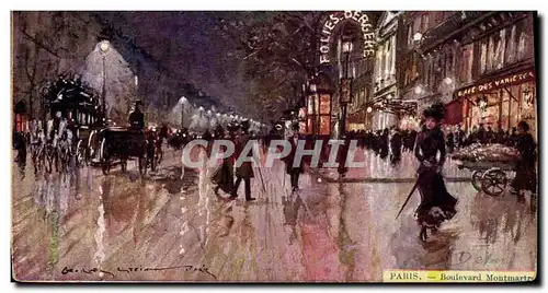 Cartes postales Fantaisie Illustrateur Stein Paris Boulevard Montmartre