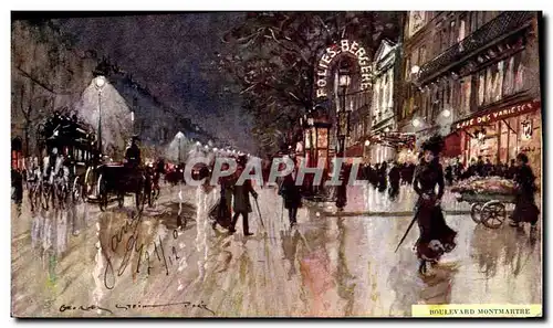 Cartes postales Fantaisie Illustrateur Stein Paris Boulevard Montmartre