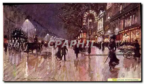 Cartes postales Fantaisie Illustrateur Stein Paris Boulevard Montmartre