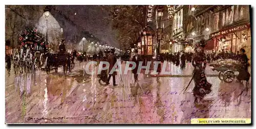 Cartes postales Fantaisie Illustrateur Stein Paris Boulevard Montmartre