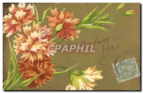 Cartes postales Fantaisie Fleurs