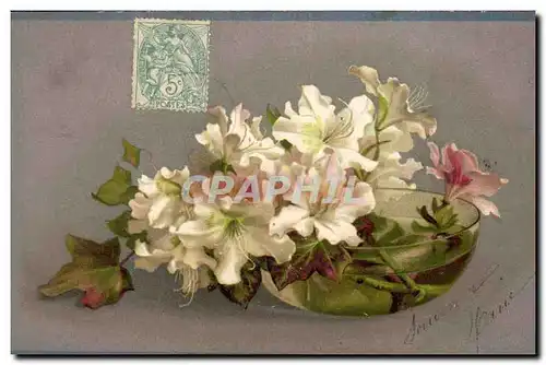 Cartes postales Fantaisie Fleurs