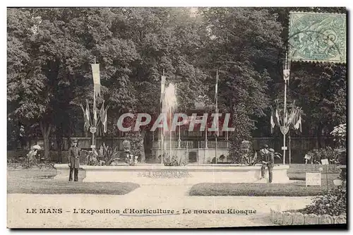 Cartes postales Fleurs Le Mans L&#39explosition d&#39horticulture Le nouveau kiosque
