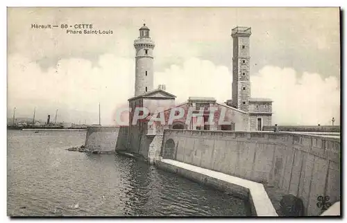 Cartes postales Phare Saint louis Cette