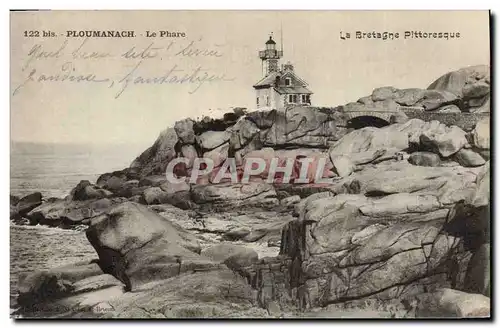 Cartes postales Phare Ploumanach le phare
