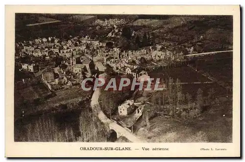 Cartes postales moderne Militaria Oradour sur Glane Vue aerienne