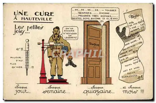 Cartes postales moderne Militaria Une cure a Hauteville