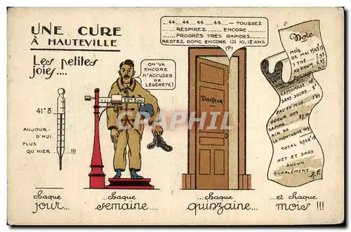 Moderne Karte Militaria Une cure a Hauteville