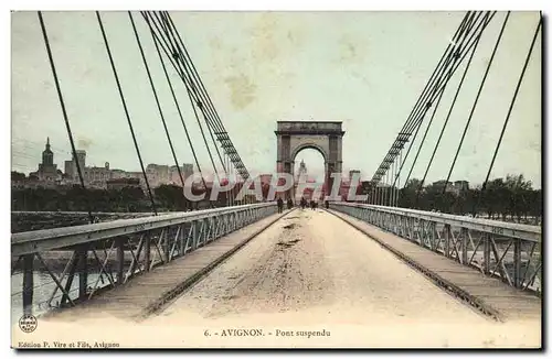 Cartes postales Pont suspendu Avignon