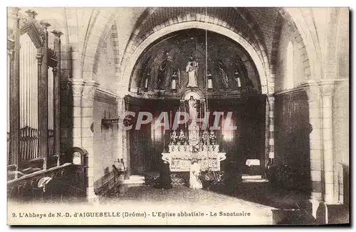 Cartes postales Orgue L&#39abbaye de ND d&#39Aiguebelle L&#39eglise abbatiale Le sanctuaire