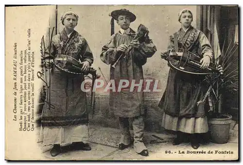 Cartes postales Folklore La bourree de Fonfrin