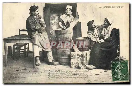 Cartes postales Folklore Scenes du Berry