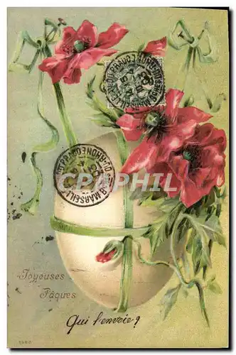 Cartes postales Fantaisie Fleurs