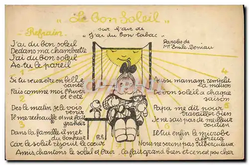 Ansichtskarte AK Publicite le Bon soleil Enfant Tabac
