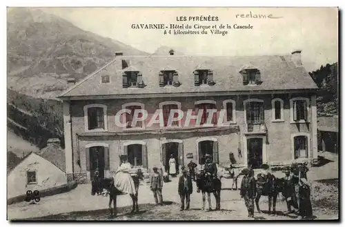 Cartes postales Publicite Hotel du Cirque Gavarnie