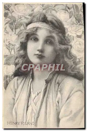 Cartes postales Illustrateur Fantaisie Femme Henry Ryland