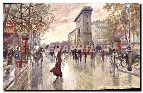 Cartes postales Paris Illustrateur La porte St Denis