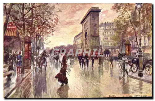 Cartes postales Paris Illustrateur La porte St Denis