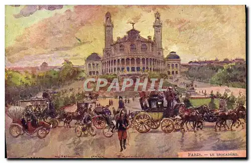 Cartes postales Paris Illustrateur Le Trocadero