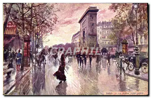 Cartes postales Paris Illustrateur La Porte St Denis