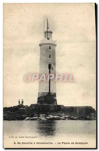 Cartes postales Phare De Gouville a Coutainville Le phare de Senequet