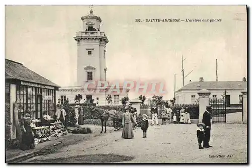 Ansichtskarte AK Phare Sainte Adresse L&#39arrivee aux phares TOP