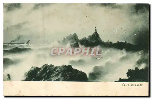Cartes postales Phare Cotes Normandes