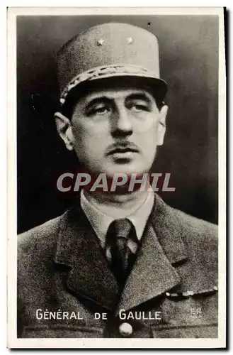 Cartes postales Militaria General de Gaulle