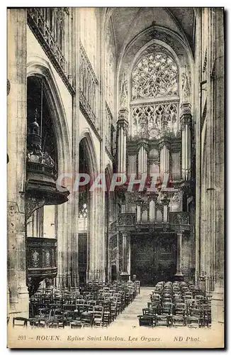 Ansichtskarte AK Orgue Rouen Eglise Saint Maclou Les orgues