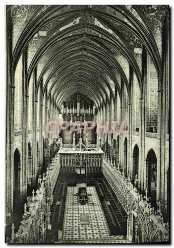 Cartes postales Orgue Albi Cathedrale Ste Cecile La nef et le choeur