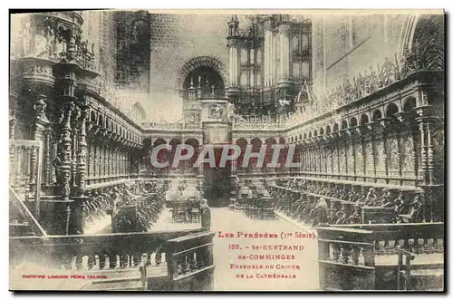 Cartes postales Orgue St Bertrand de Comminges Ensemble du choeur de la cathedrale