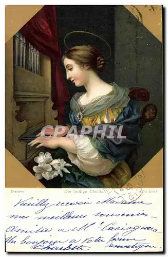 Cartes postales Orgue Dresden Carlo Dolci