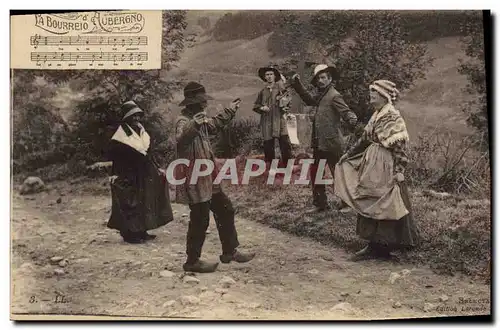 Ansichtskarte AK Folklore Auvergne La Bourree