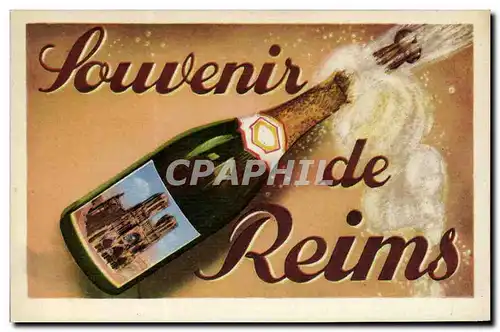 Ansichtskarte AK Publicite Reims Champagne