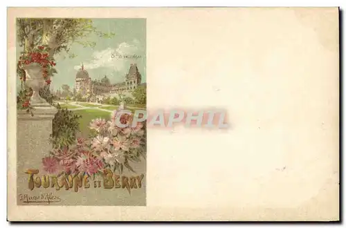 Cartes postales Publicite Touraine et Berry