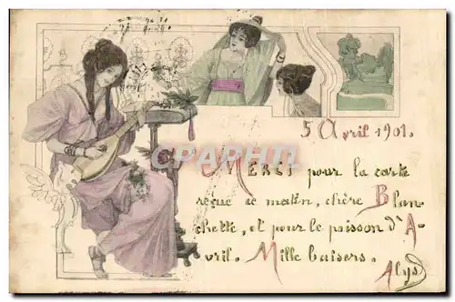 Cartes postales Fantaisie Femme