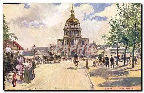 Cartes postales Paris Illustrateur Les Invalides