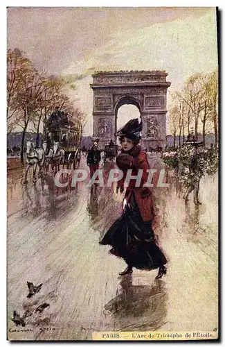 Cartes postales Paris Illustrateur Arc de Triomphe