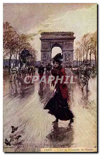 Cartes postales Paris Illustrateur Arc de Triomphe