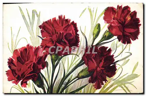 Cartes postales Fantaisie Fleurs