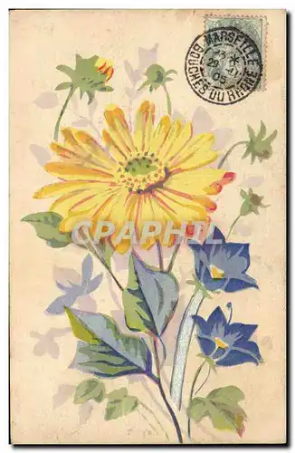 Cartes postales Fantaisie Fleurs