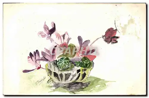 Cartes postales Fantaisie Fleurs