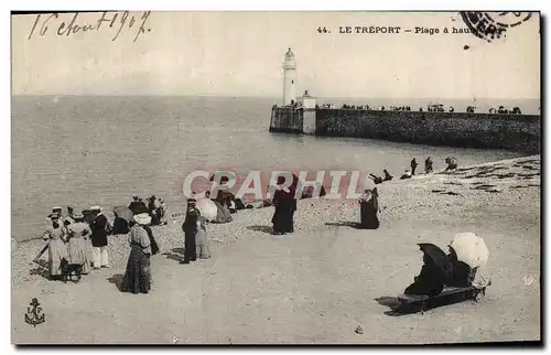 Cartes postales Phare Le Treport Plage