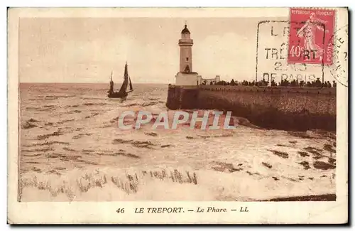 Cartes postales Phare Le Treport Le phare